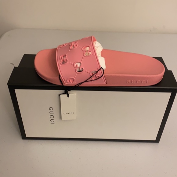 Pink Gucci slides - Picture 2 of 2